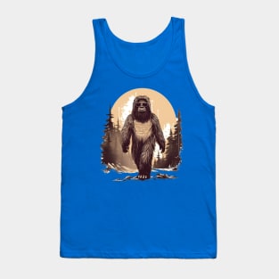 Dope Sasquatch in Nature Tank Top